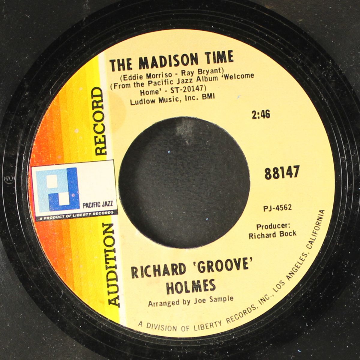 the madison time by RICHARD 'GROOVE' HOLMES
