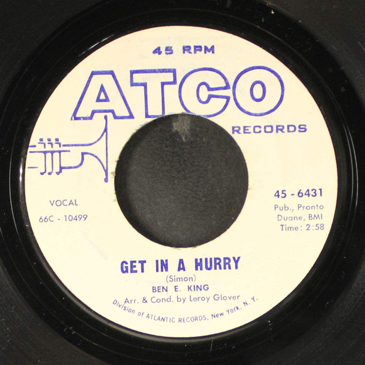 i swear by stars above / get in a hurry by BEN E. KING