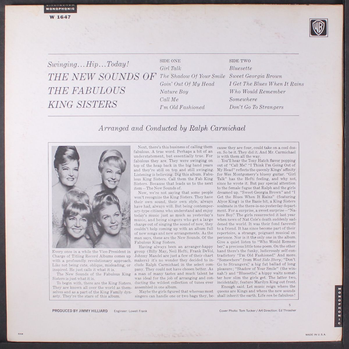 the new sounds of the fabulous by KING SISTERS