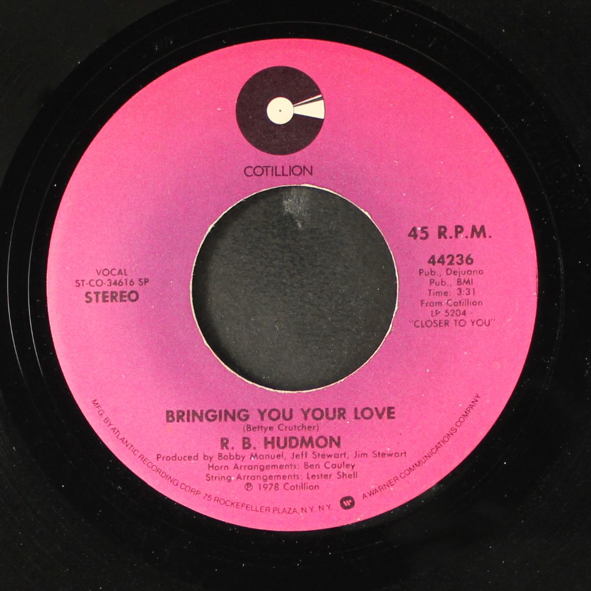 i'm everything you need / bringing you your love by R.B. HUDMON