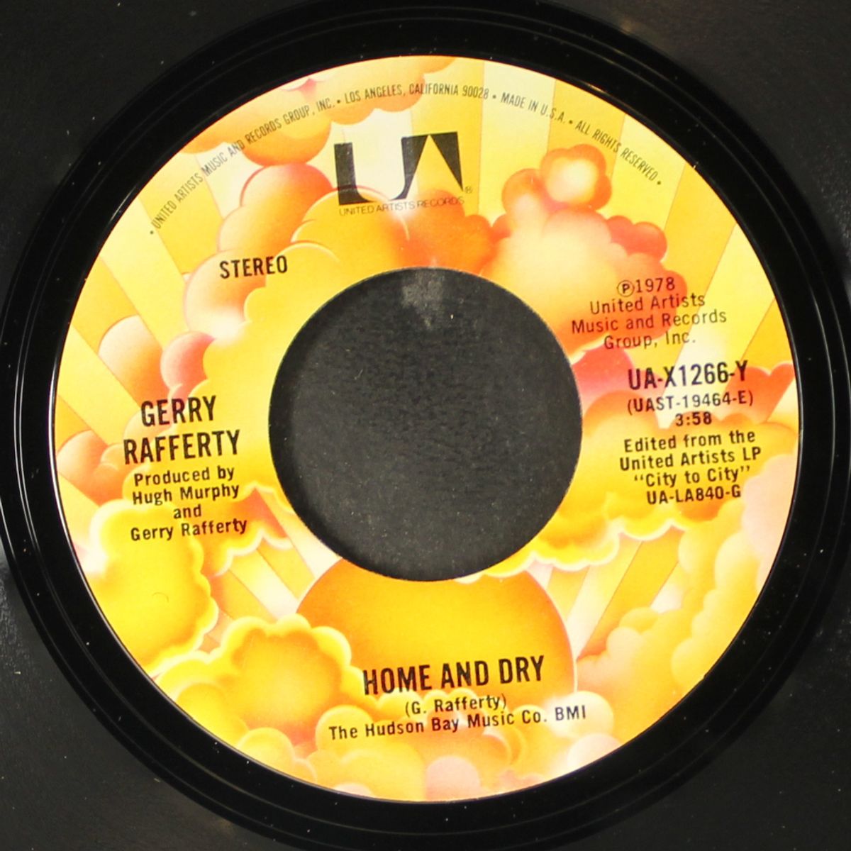 home and dry / mattie's rag by GERRY RAFFERTY