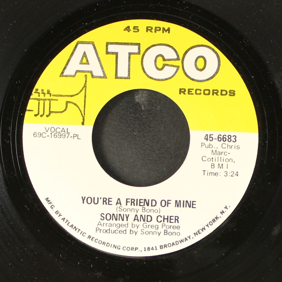 you're a friend of mine / i would marry you today by SONNY & CHER