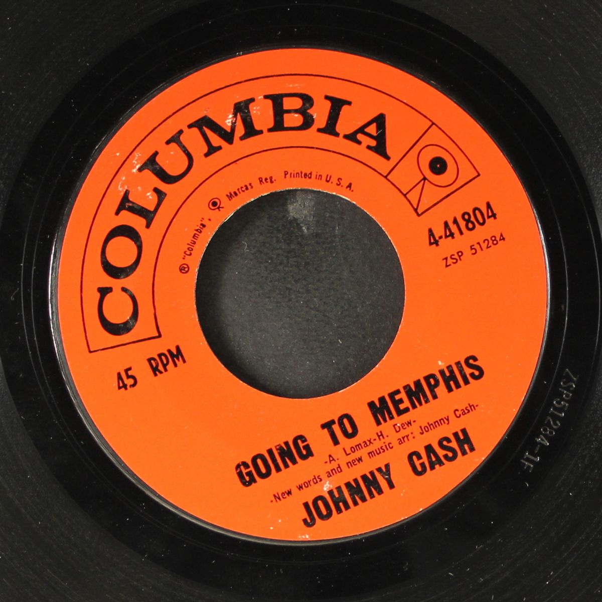 loading coal / going to memphis by JOHNNY CASH