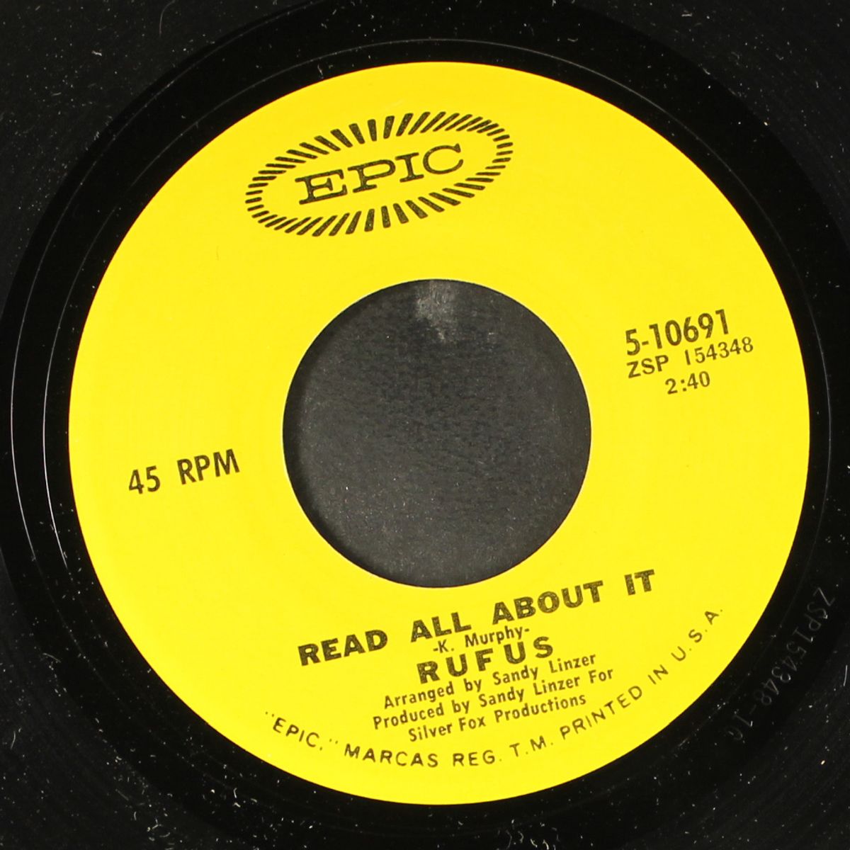 brand new day / read all about it by RUFUS