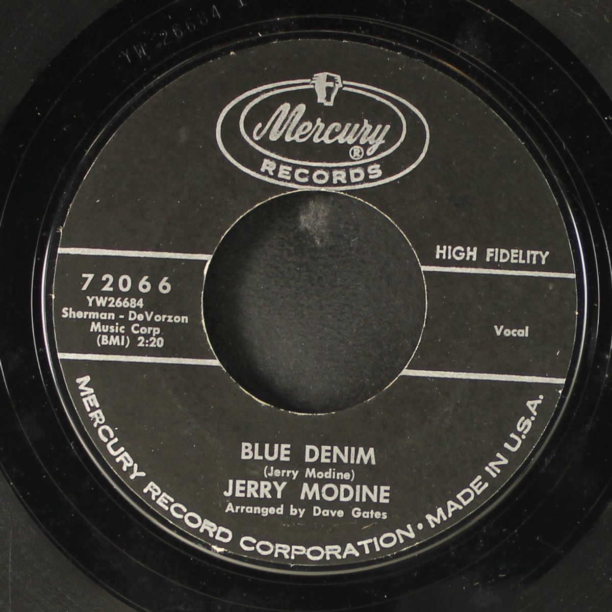 a stranger to me / blue denim by JERRY MODINE