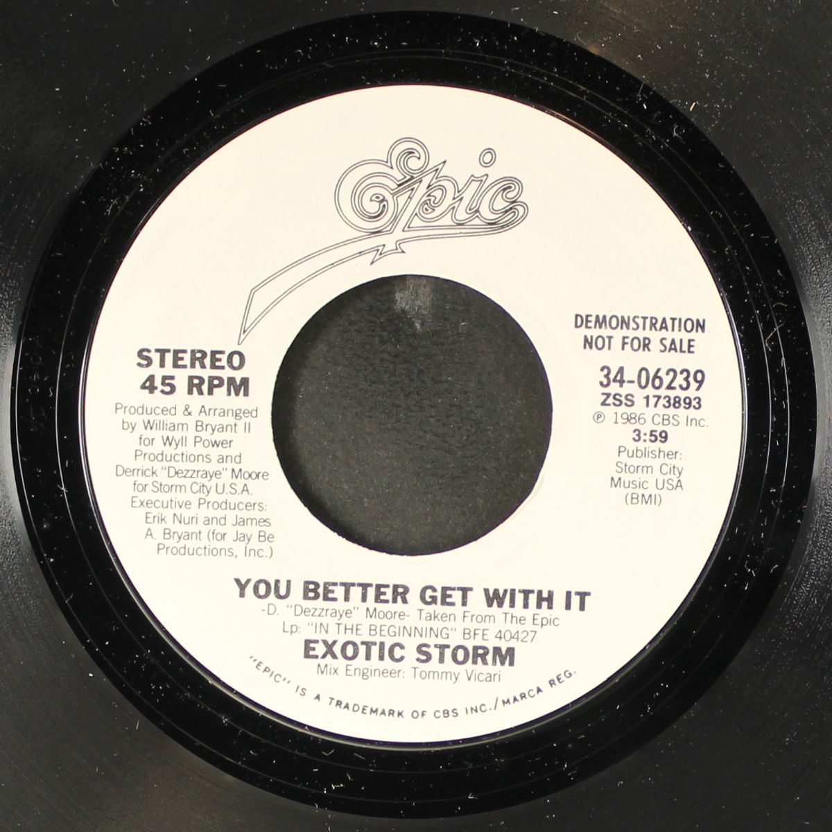 you better get with it / same by EXOTIC STORM
