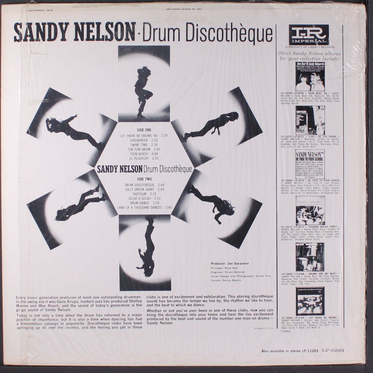 drum discotheque by SANDY NELSON