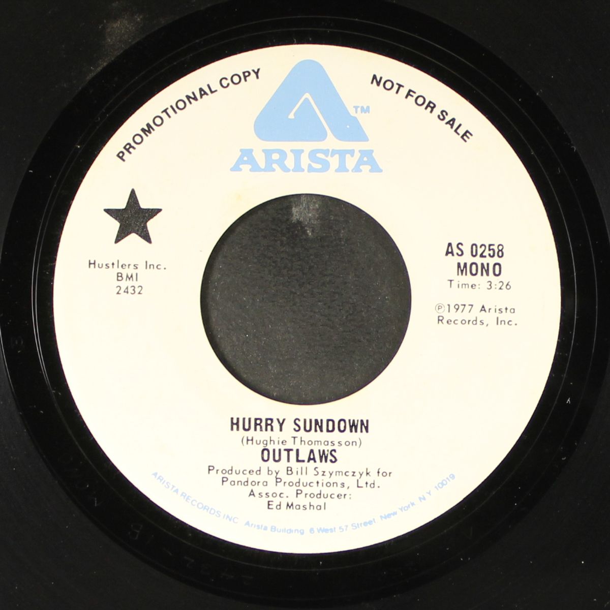 hurry sundown / so afraid by OUTLAWS