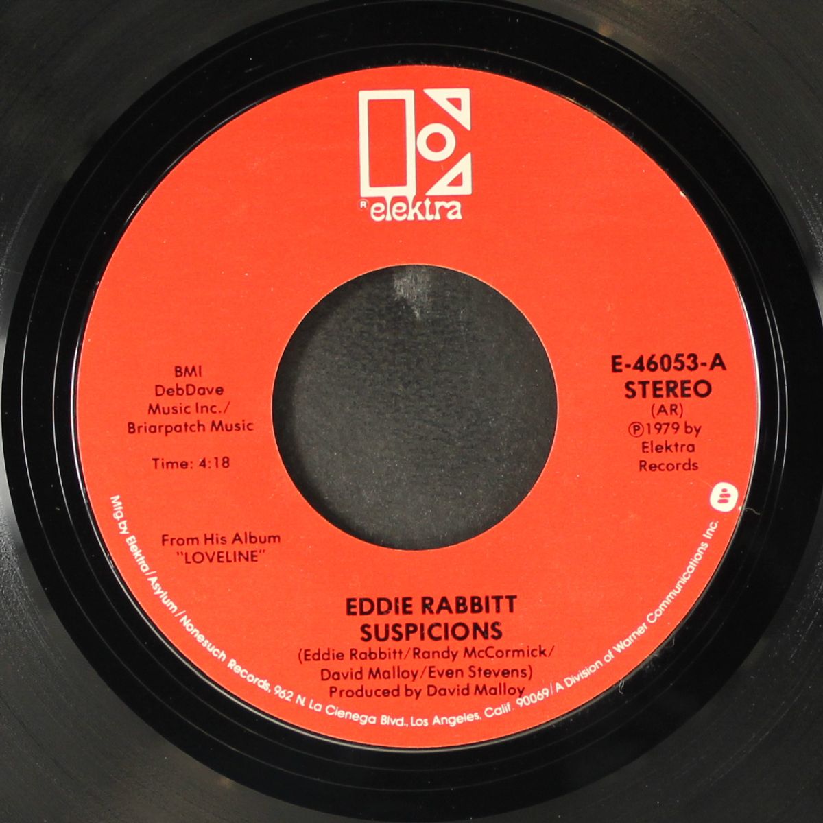 suspicions / i don't wanna make love by EDDIE RABBITT