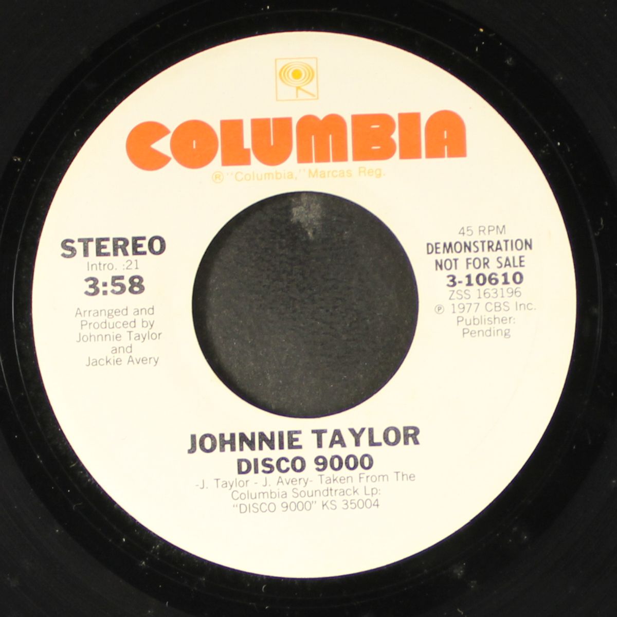 disco 9000 / mono by JOHNNIE TAYLOR