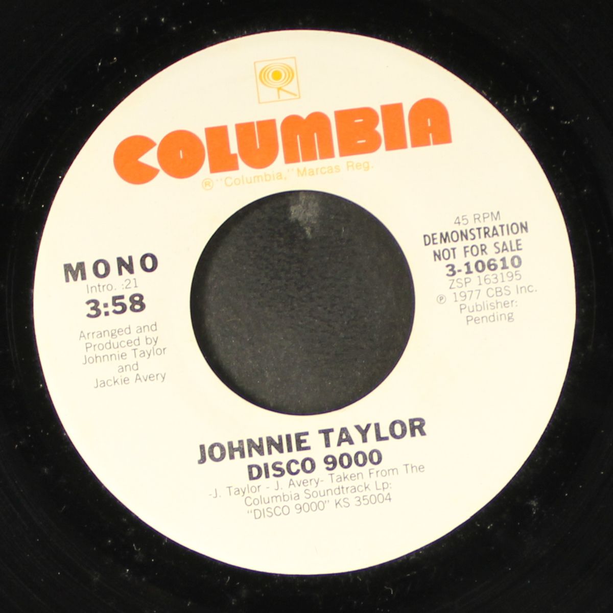 disco 9000 / mono by JOHNNIE TAYLOR
