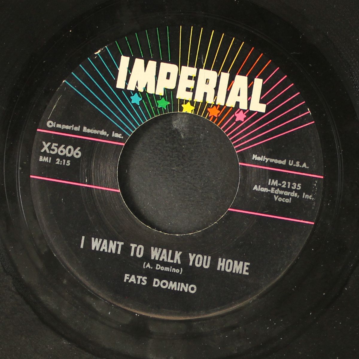 i'm gonna be a wheel some day / i want to walk you home by FATS DOMINO