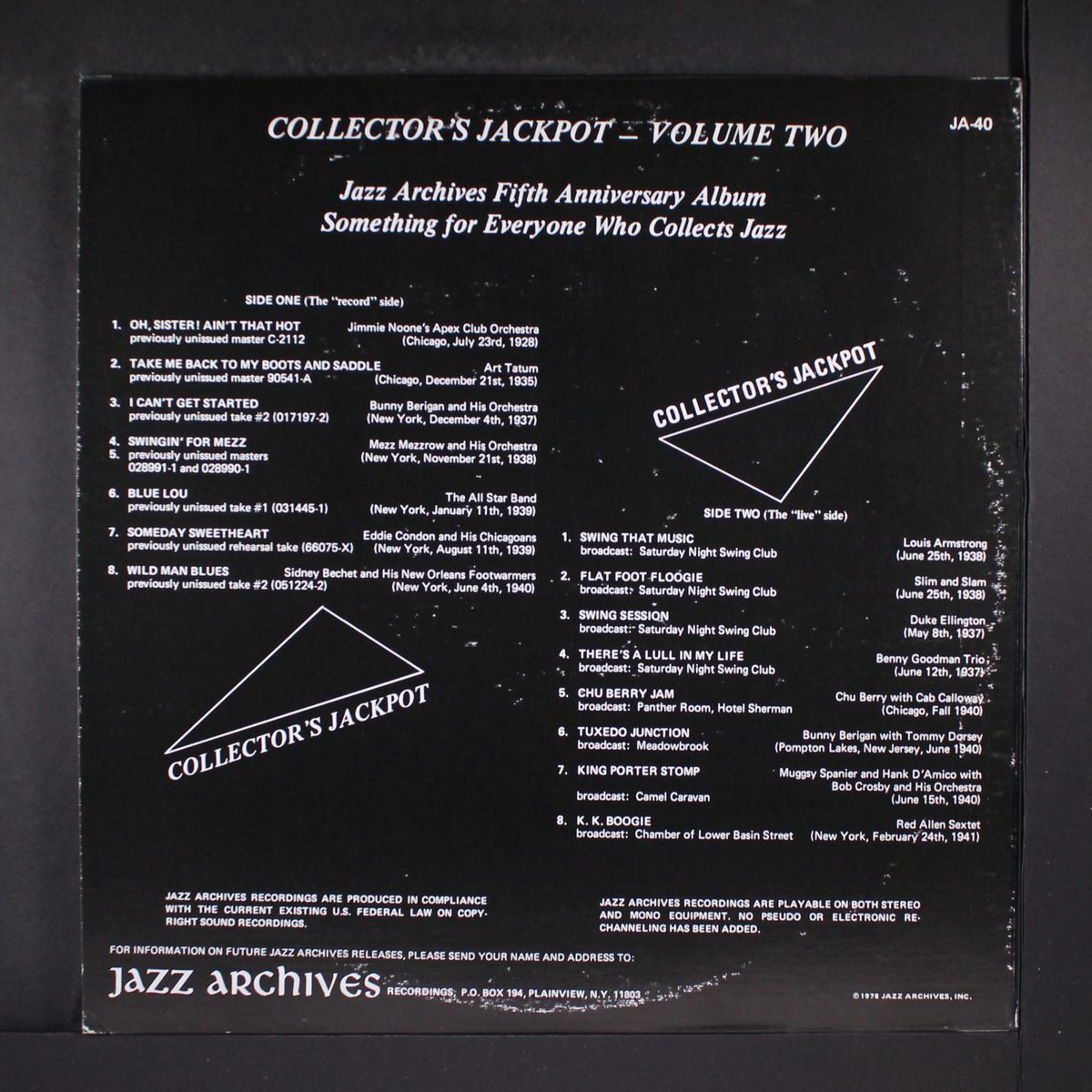 collector's jackpot, vol. 2 by VARIOUS