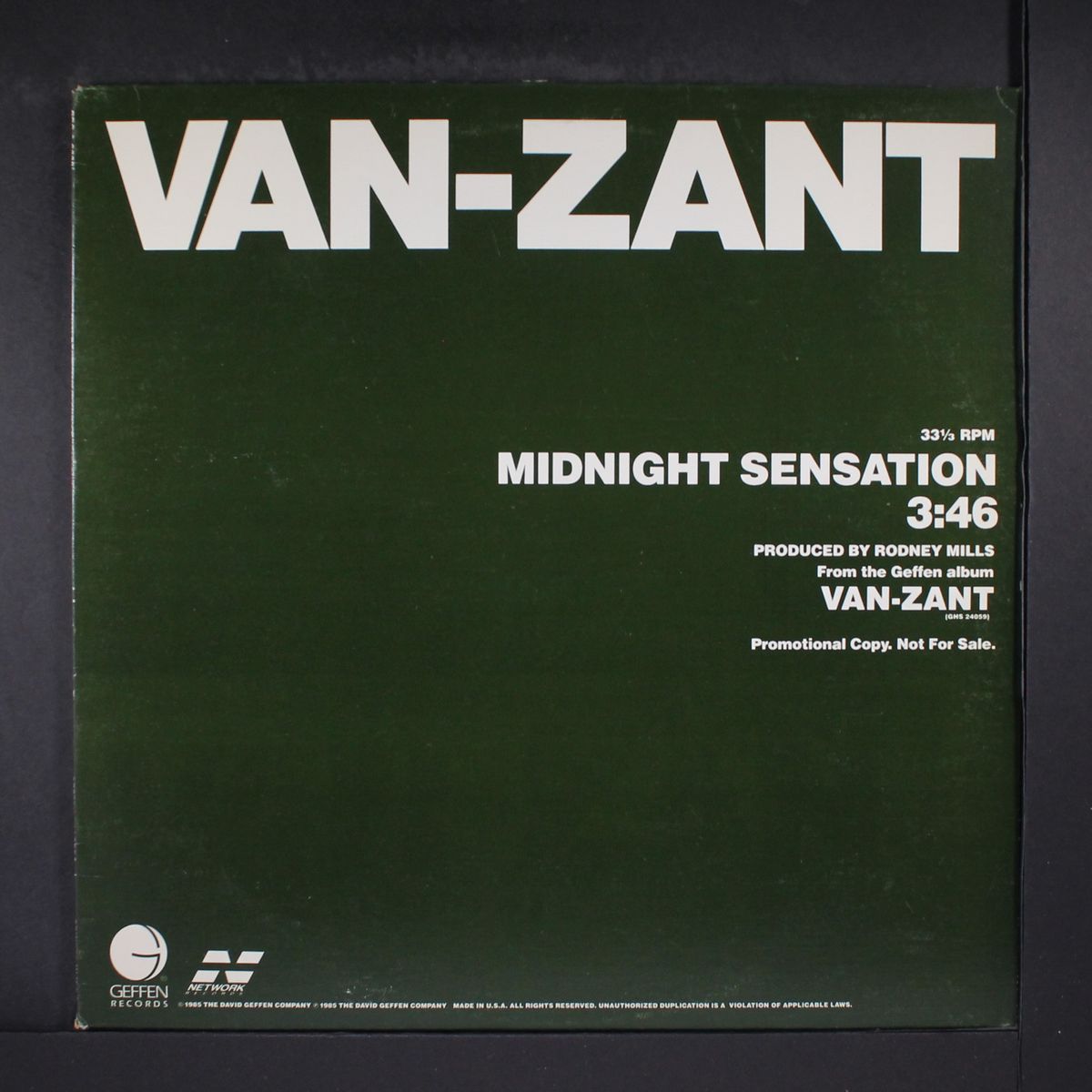 midnight sensation / same by VAN-ZANT