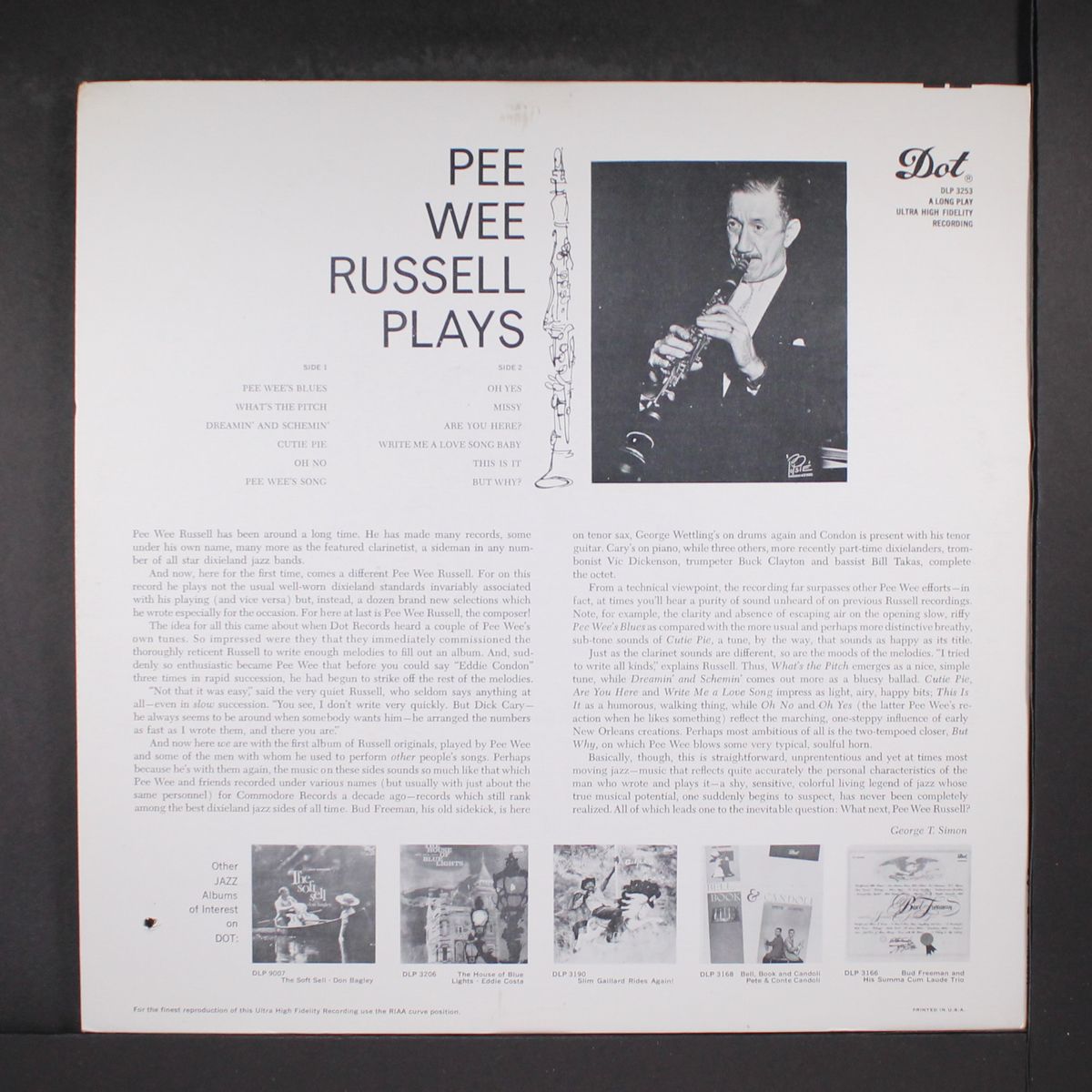 plays by PEE WEE RUSSELL