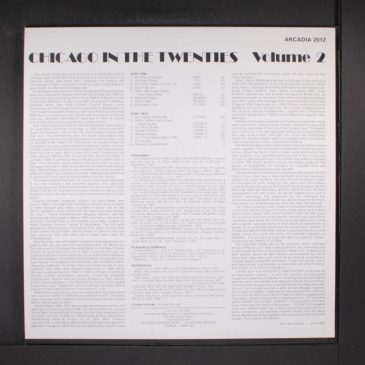 chicago in the twenties, vol. 2 by VARIOUS