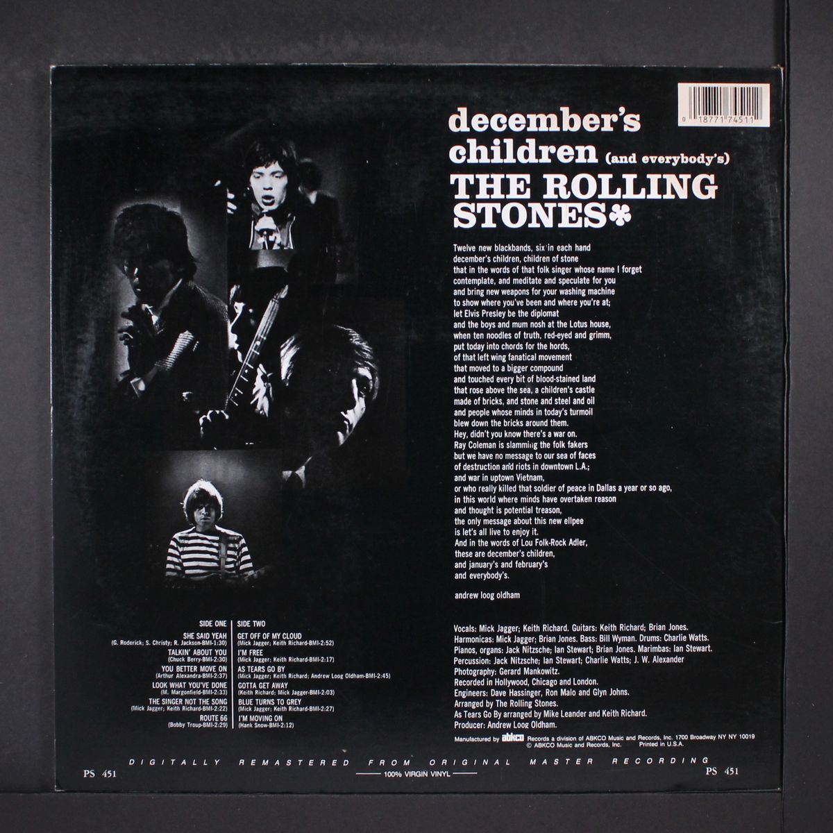 december's children by ROLLING STONES