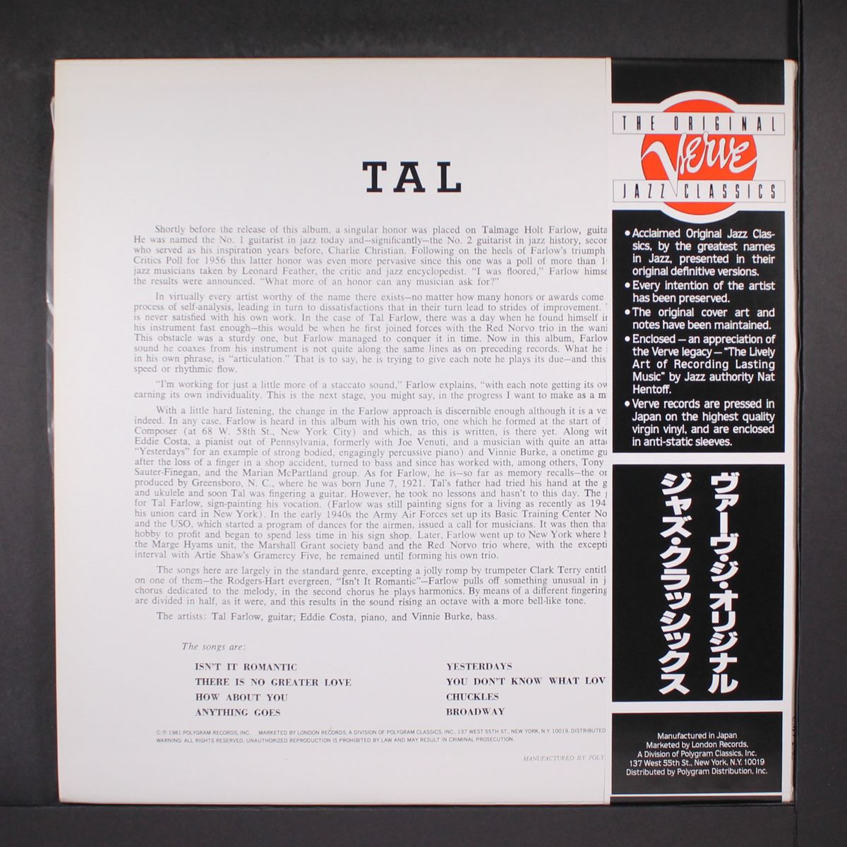 tal by TAL FARLOW
