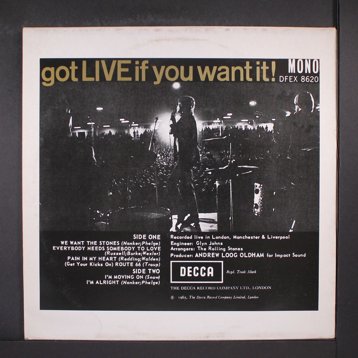 got live if you want it! by ROLLING STONES