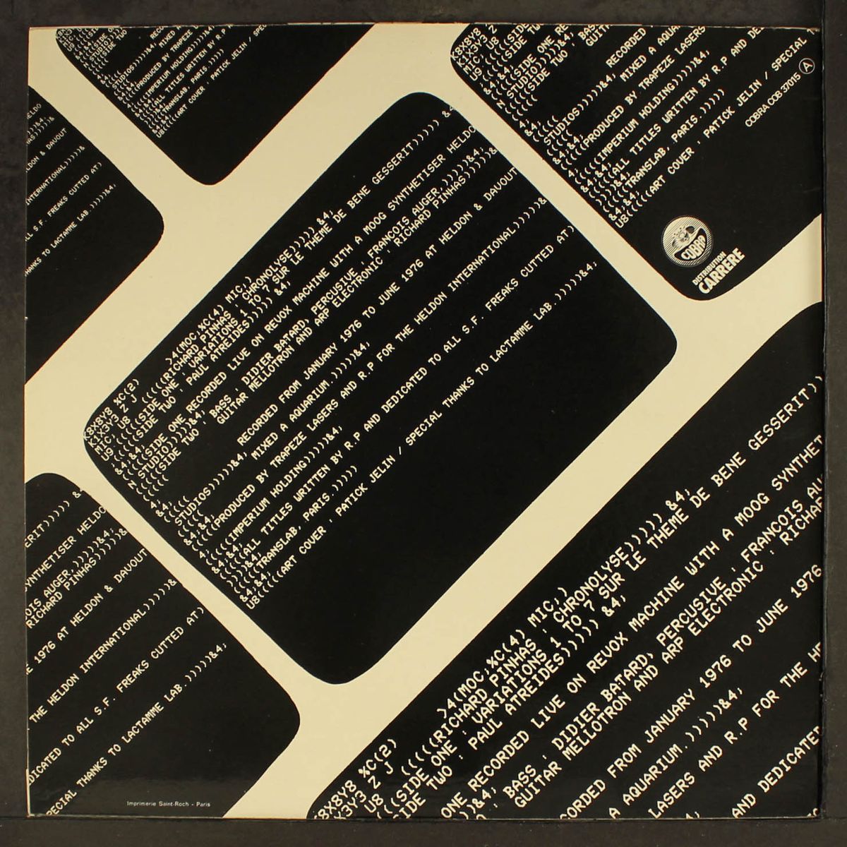 chronolyse by RICHARD PINHAS