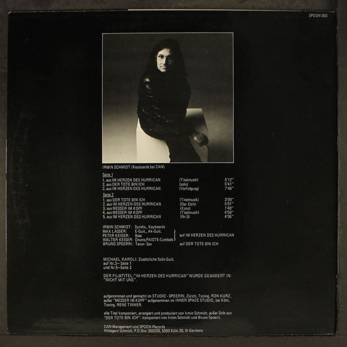 filmmusik by IRMIN SCHMIDT