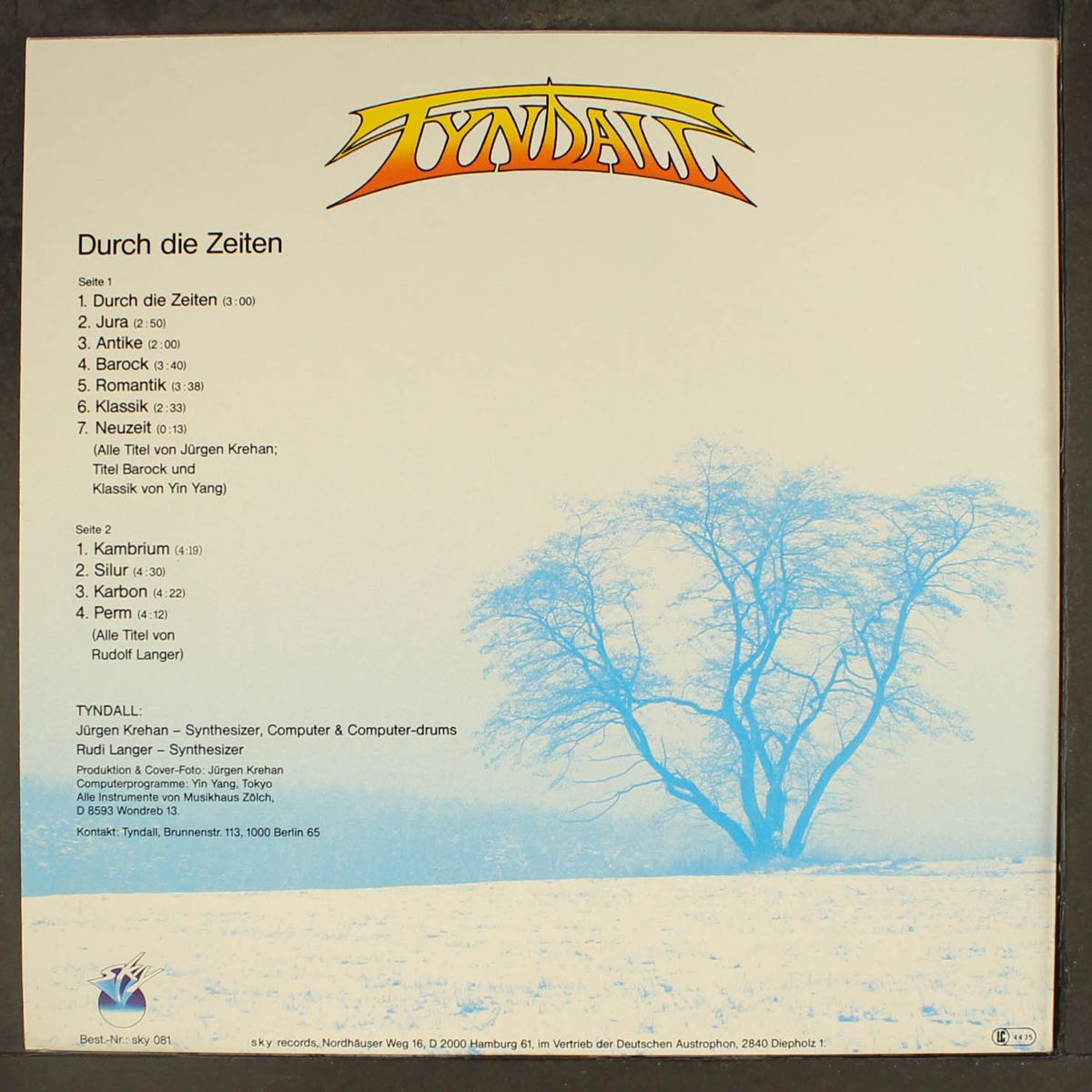 durch die zeiten by TYNDALL