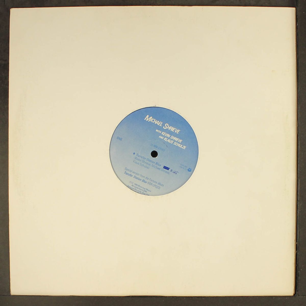transfer station blue / view from the window by MICHAEL SHRIEVE W/ KEVIN & KLAUS