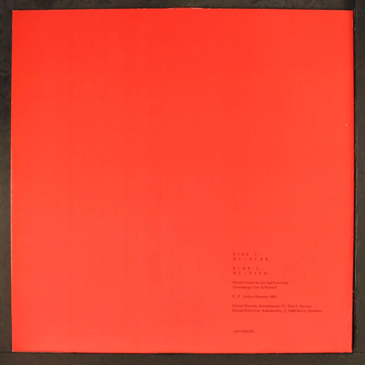 conal by CONRAD SCHNITZLER