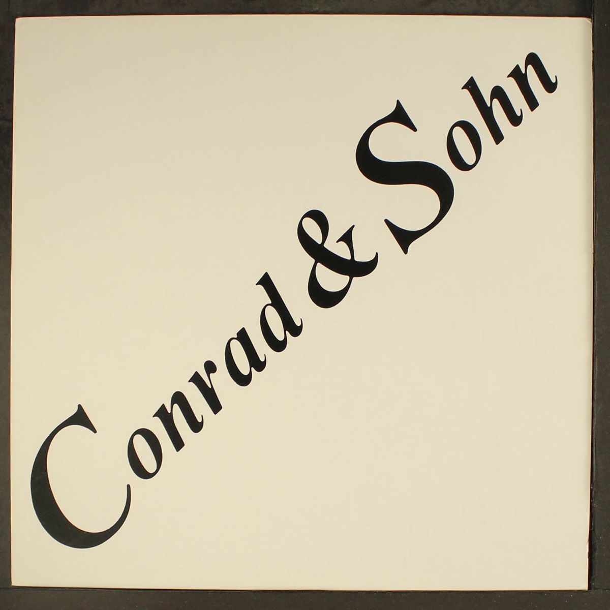 conrad & sohn by CONRAD SCHNITZLER