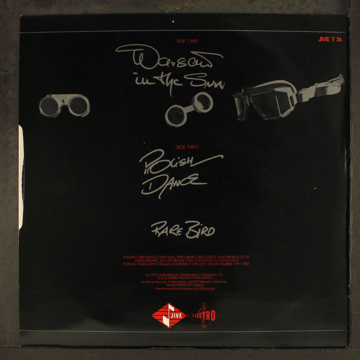 warsaw in the sun by TANGERINE DREAM