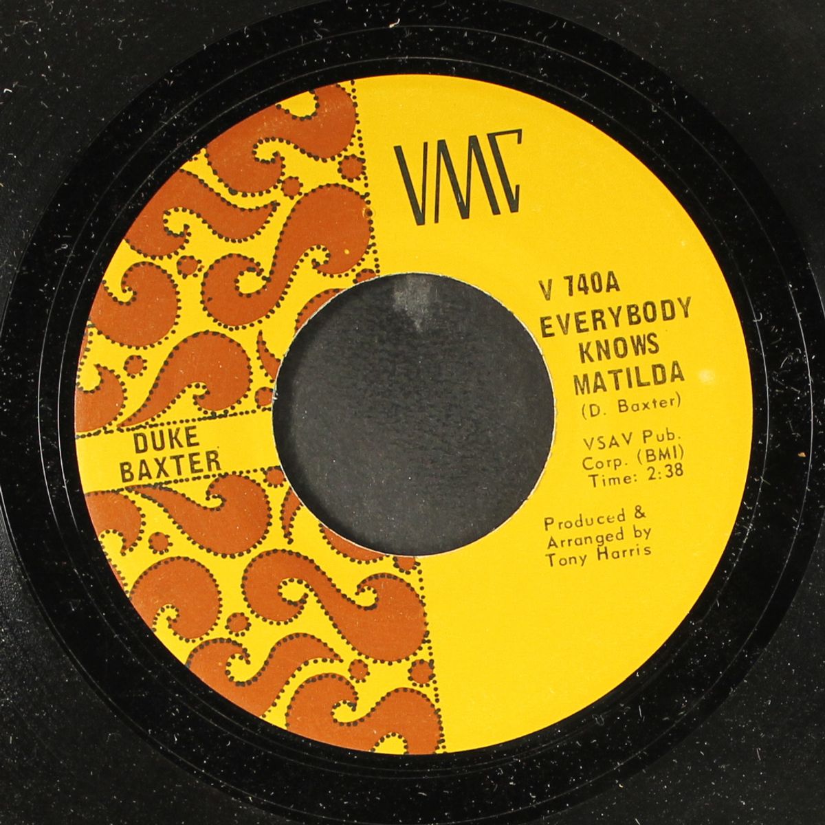 everybody knows matilda / i ain't no school boy by DUKE BAXTER