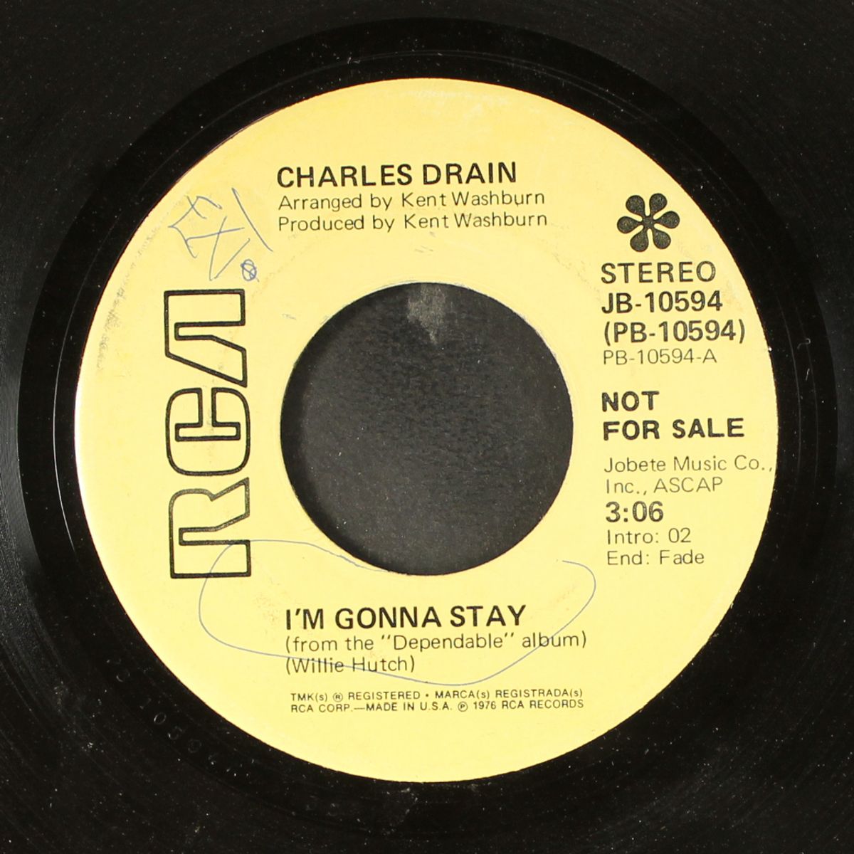 i'm gonna stay / what good is a love song by CHARLES DRAIN