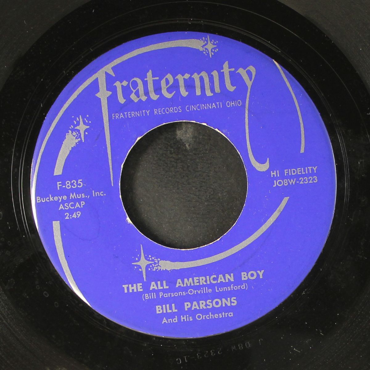 the all american boy / rubber dolly by BILL PARSONS