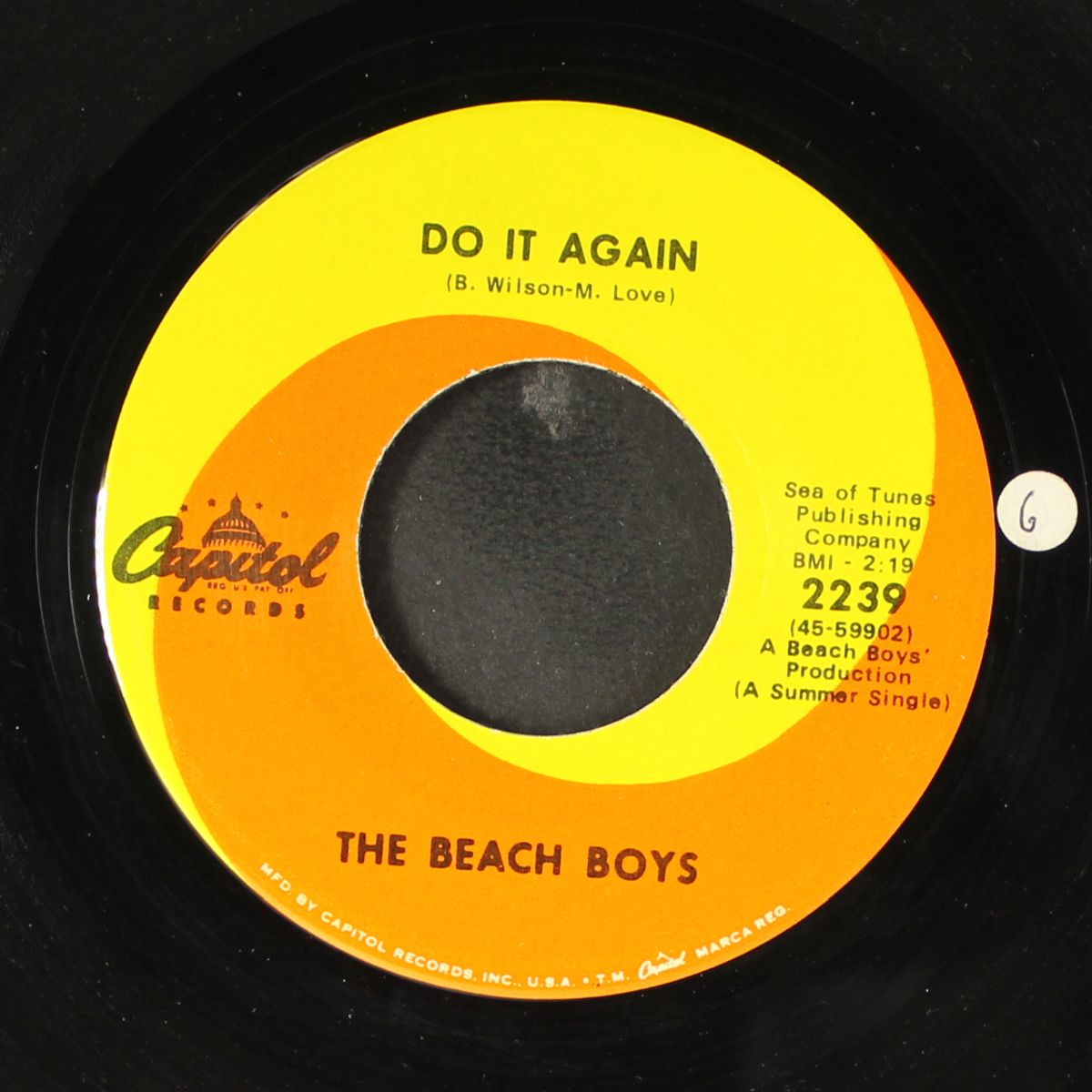 do it again / wake the world by BEACH BOYS