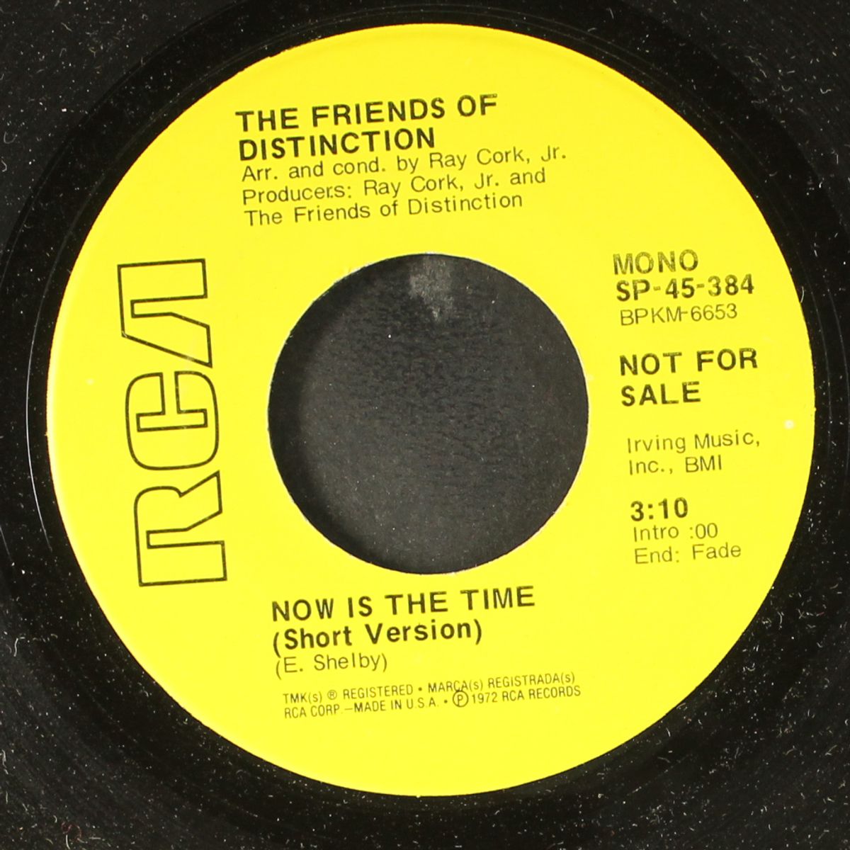 now is the time / short by FRIENDS OF DISTINCTION