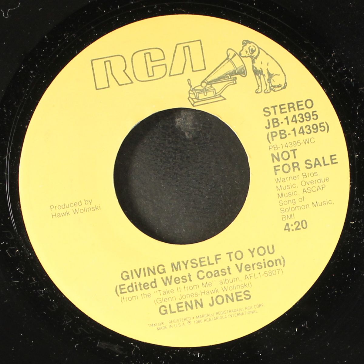 giving myself to you / same by GLENN JONES