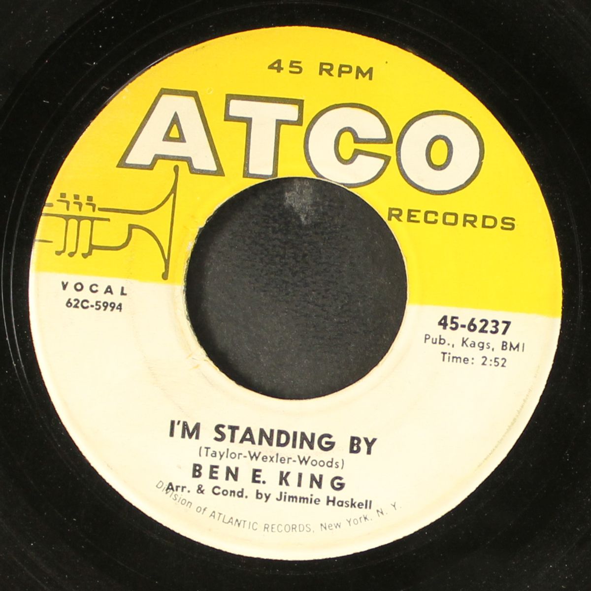 walking in the footsteps of a fool / i'm standing by by BEN E. KING