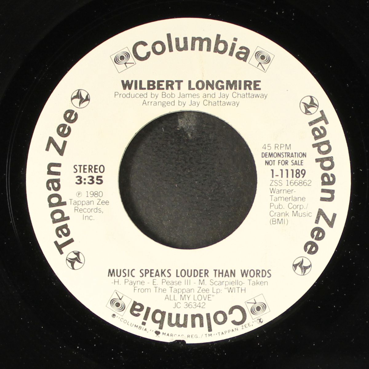 music speaks louder than words / same by WILBERT LONGMIRE