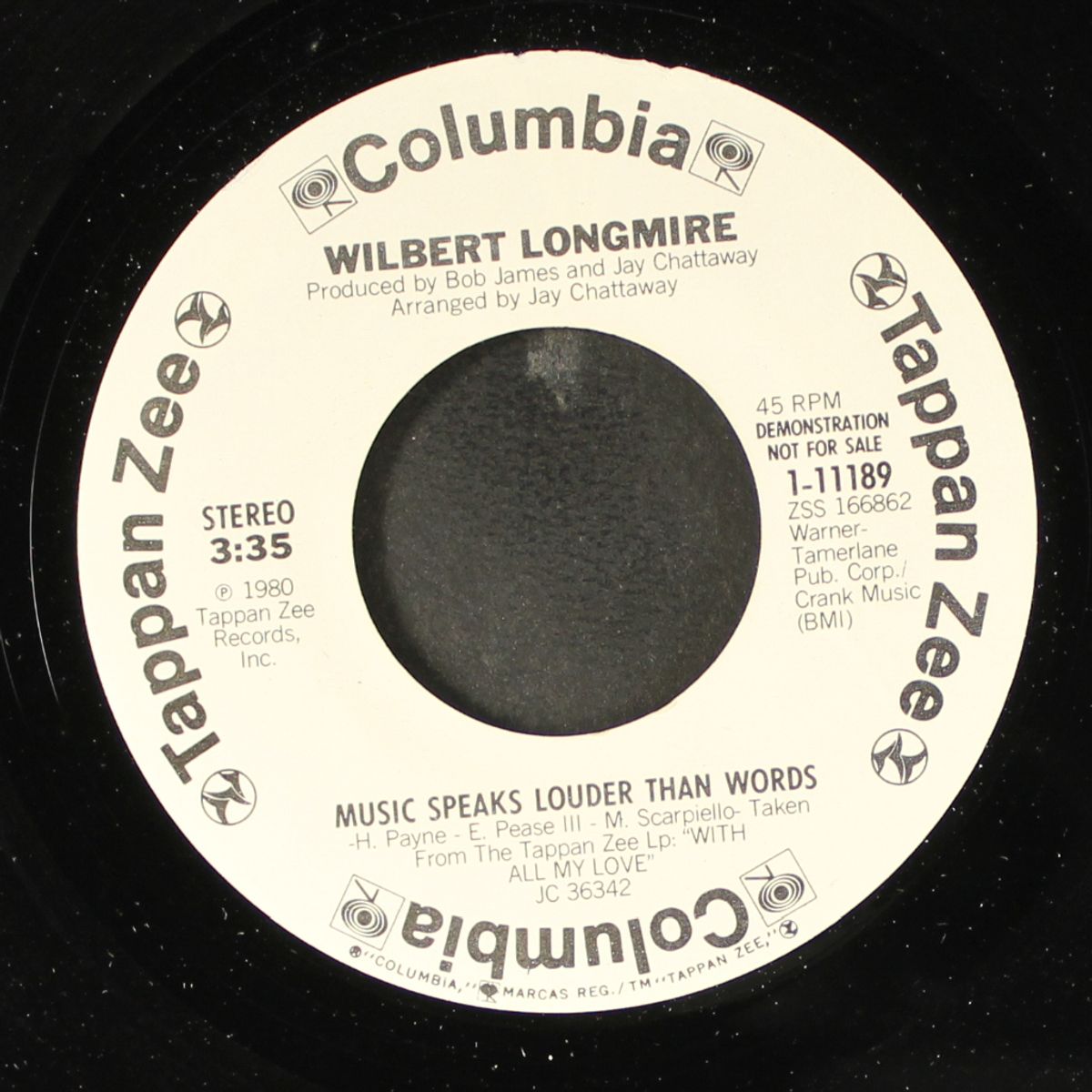 music speaks louder than words / same by WILBERT LONGMIRE
