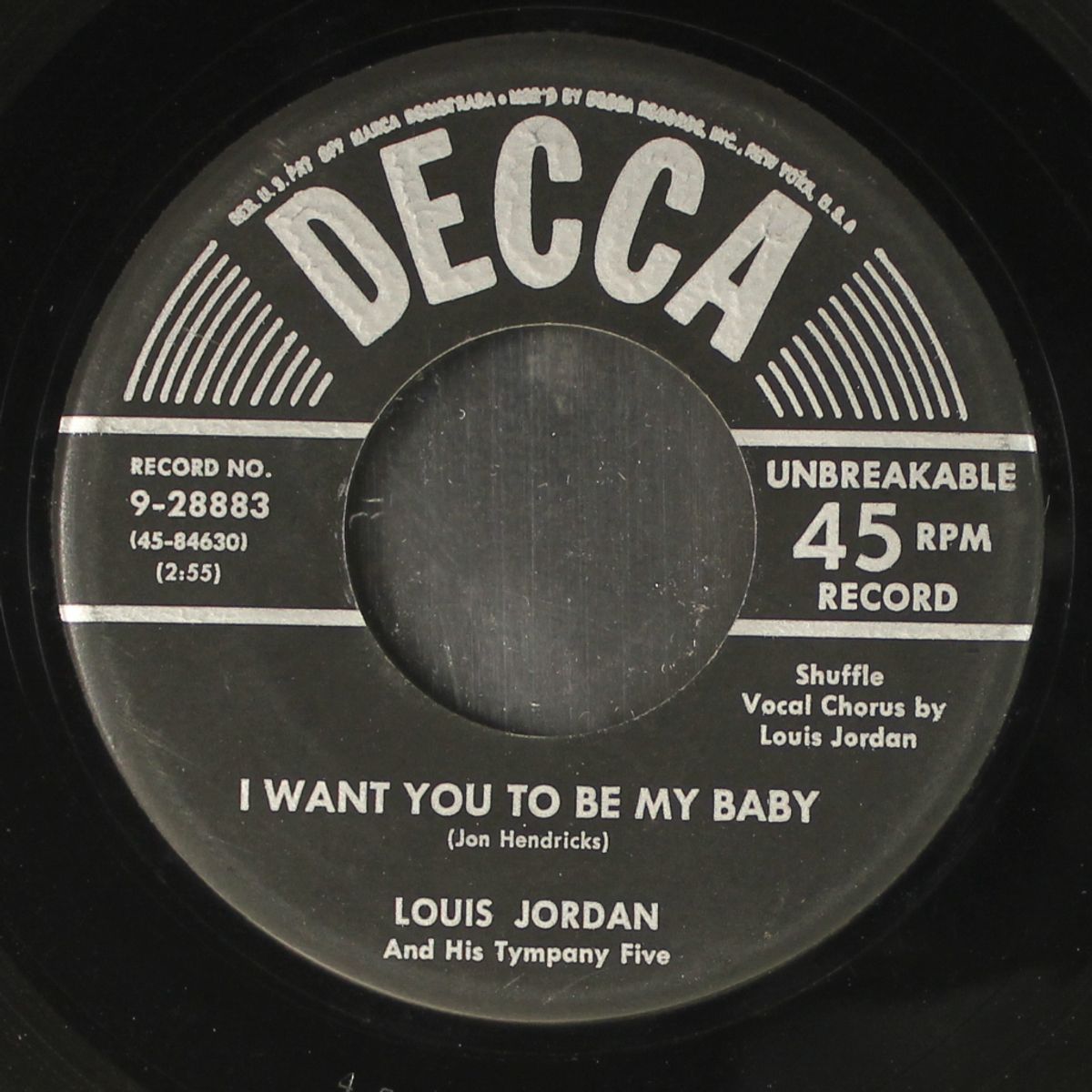 you know it too / i want you to be my baby by LOUIS JORDAN