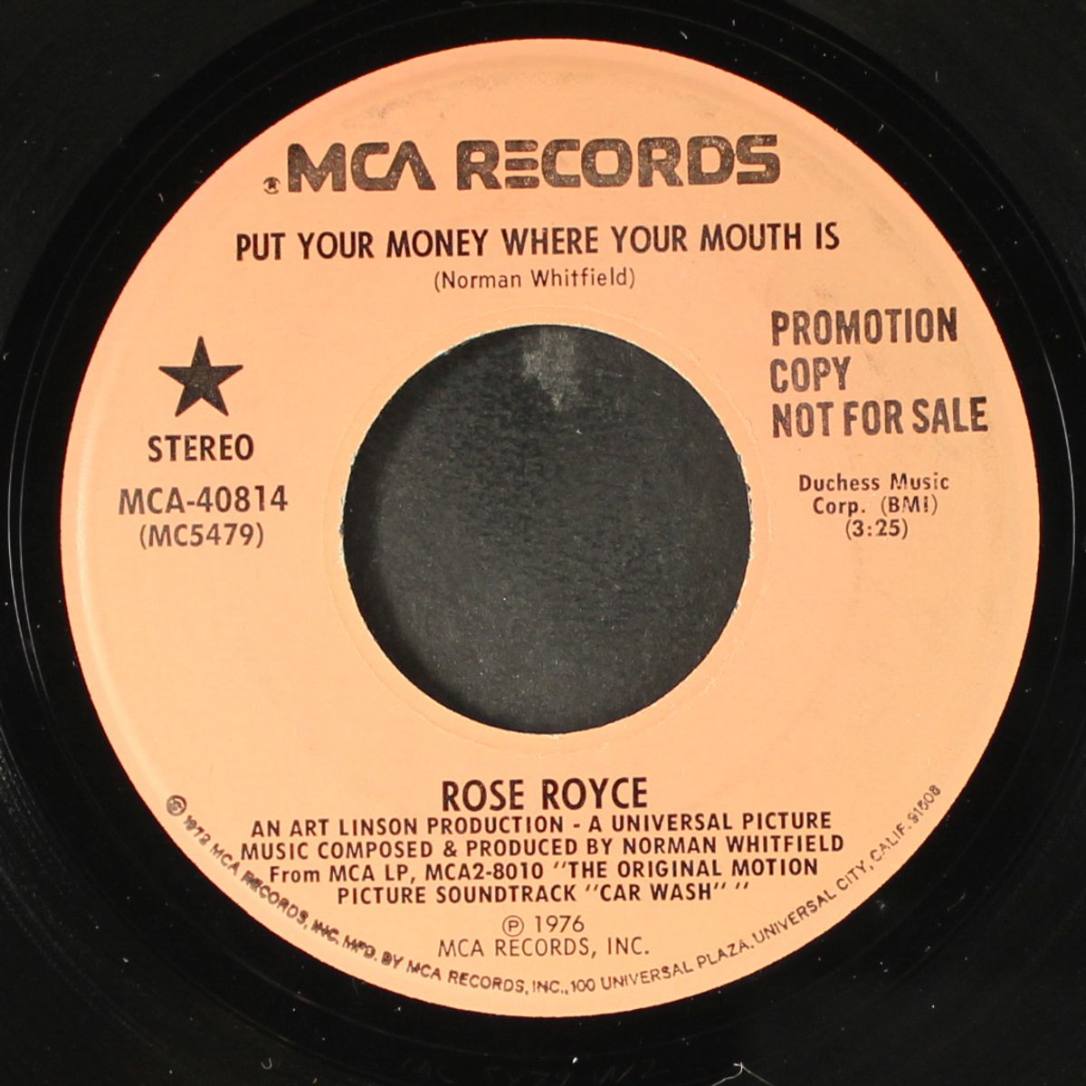 put your money where your mouth is / same by ROSE ROYCE