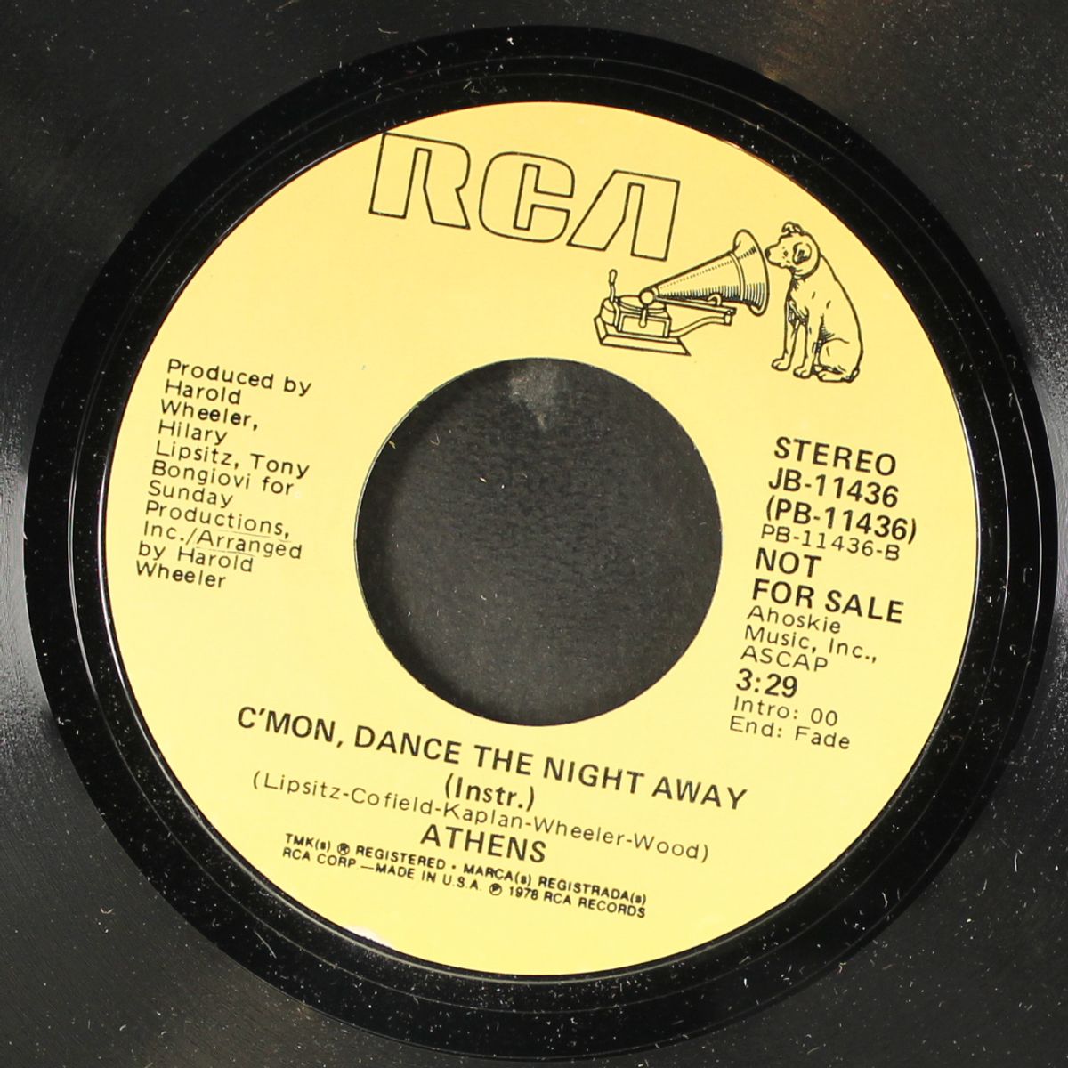 c'mon, dance the night away / instro by ATHENS