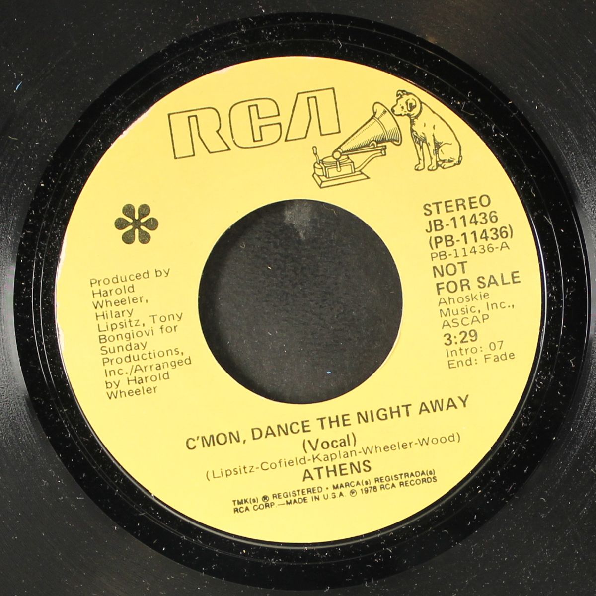 c'mon, dance the night away / instro by ATHENS