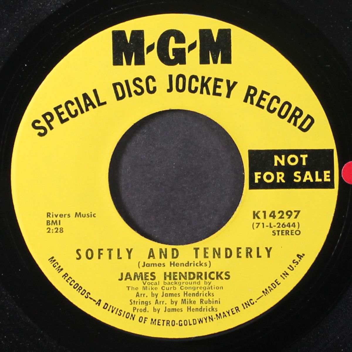 ride 'em cowboy / softly and tenderly by JAMES HENDRICKS