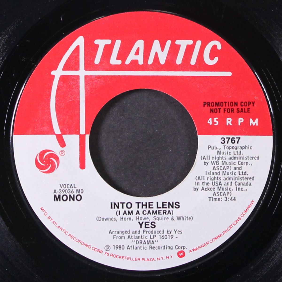 into the lens / mono by YES