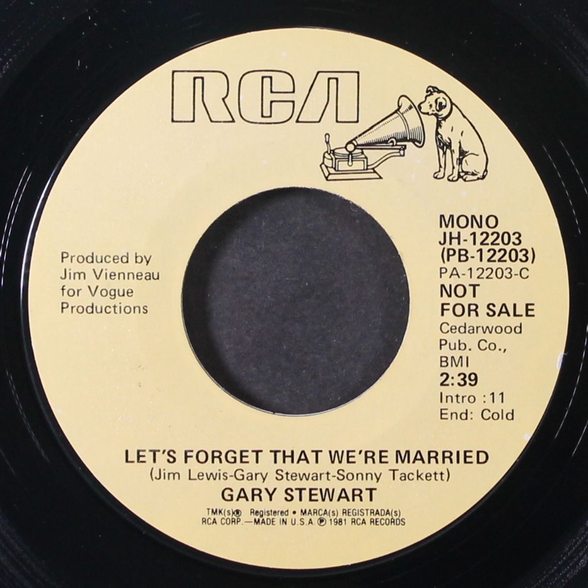 let's forget that we're married / mono by GARY STEWART