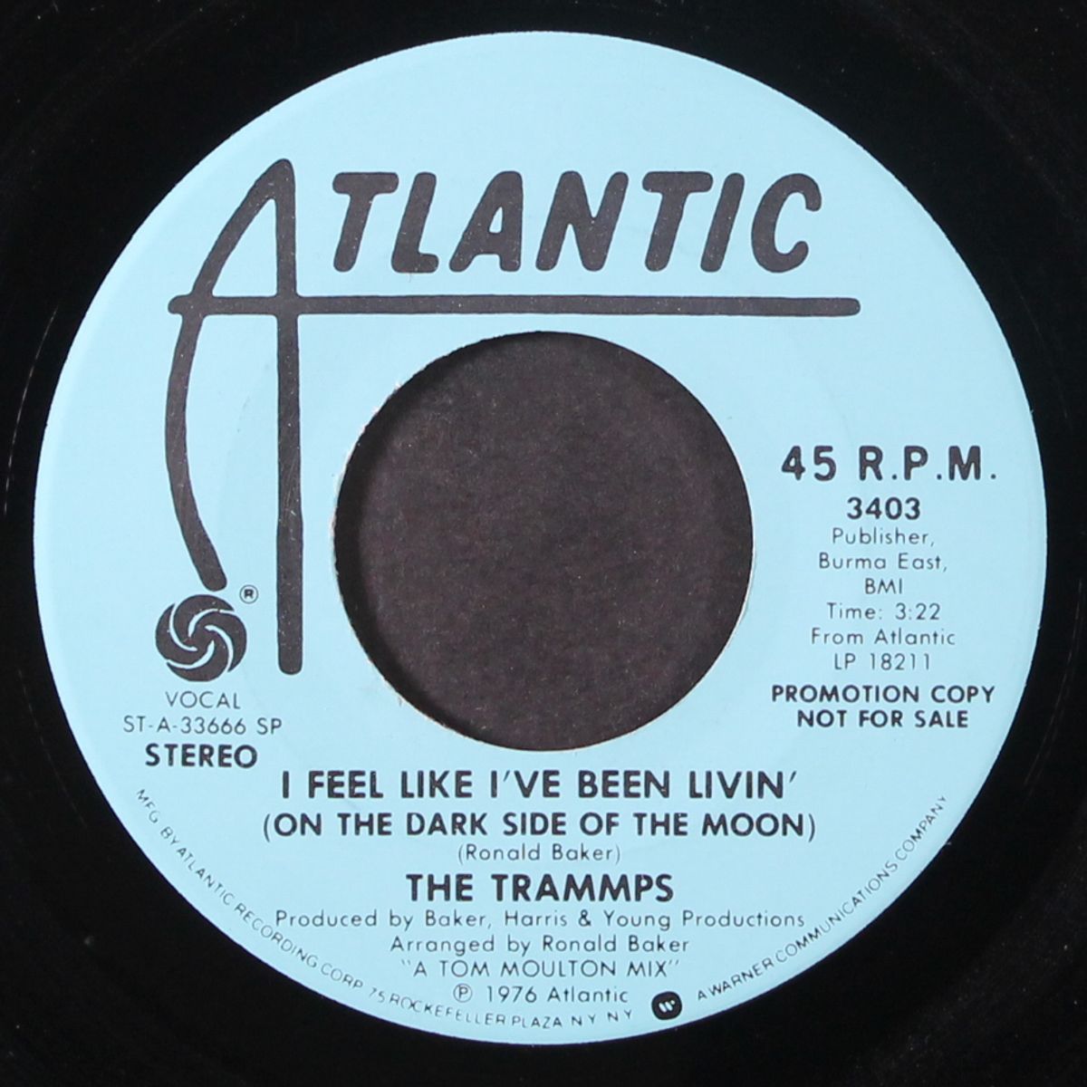 i feel like i've been livin' (on the dark side of the moon) / mono by TRAMMPS