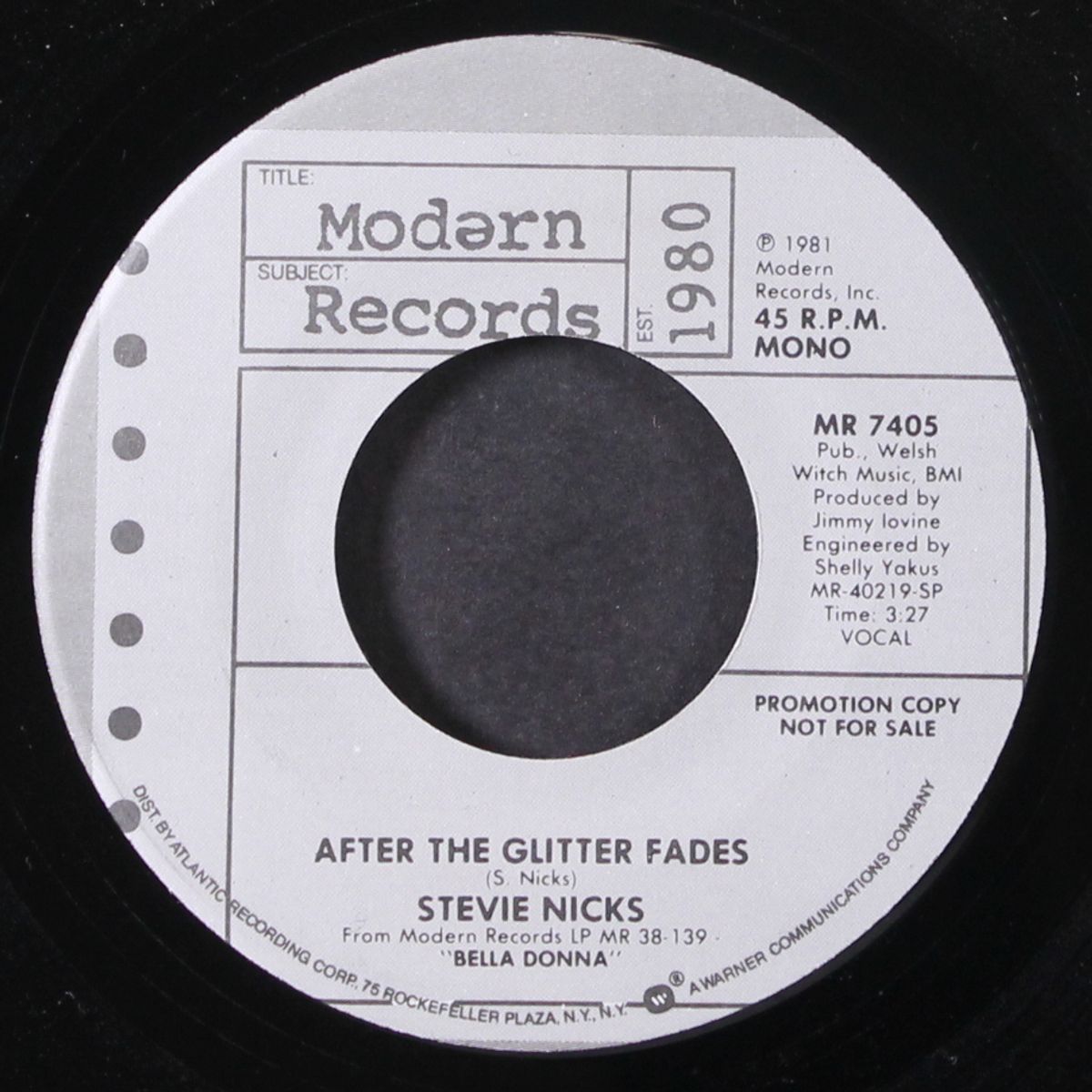 after the glitter fades by STEVIE NICKS