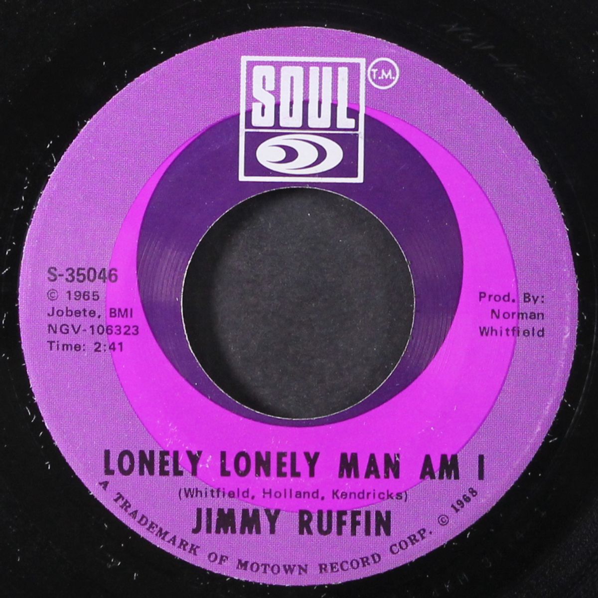 don't let him take your love from me / lonely lonely man am i by JIMMY RUFFIN