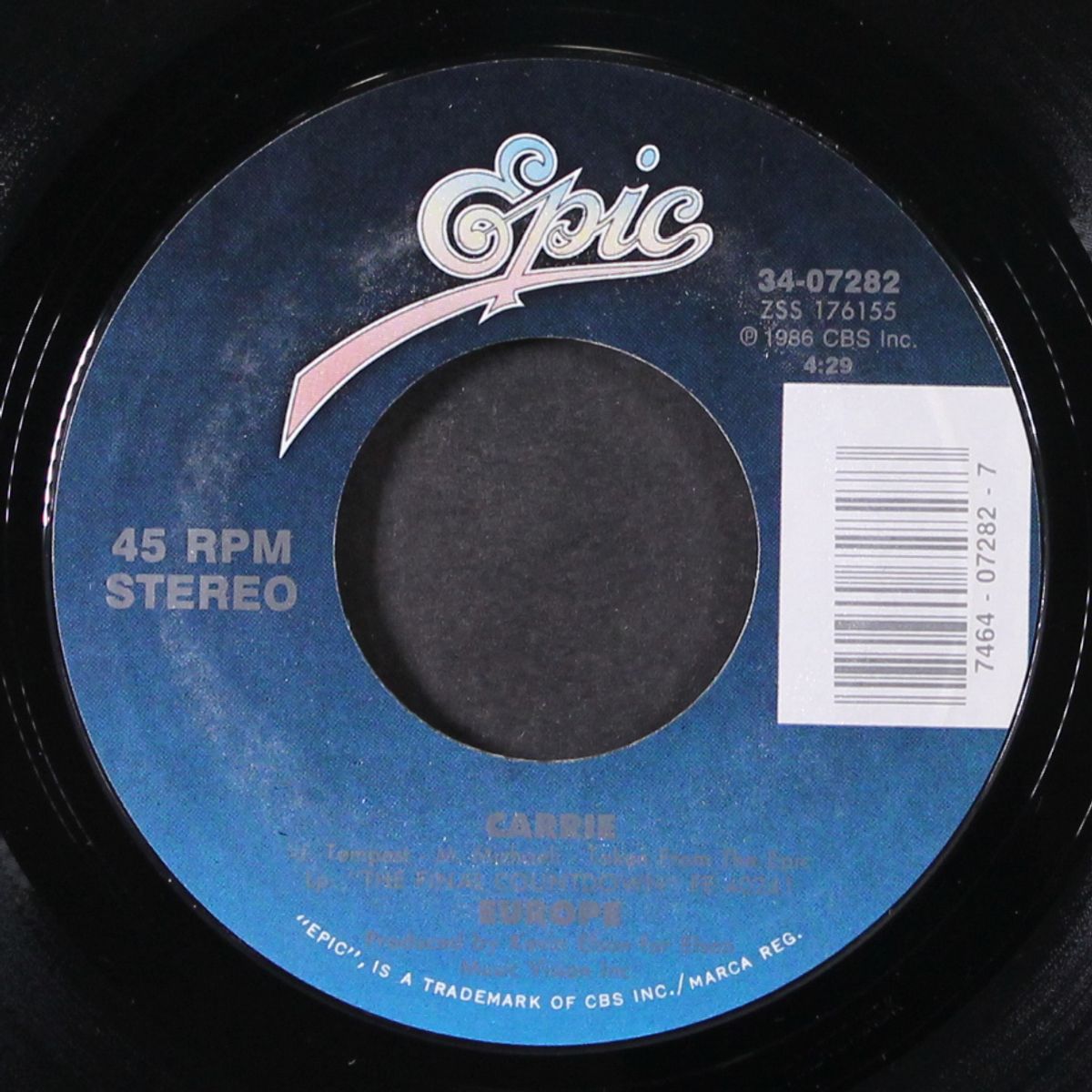 carrie / love chaser by EUROPE